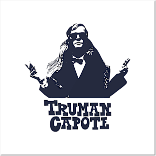 Truman Capote Tribute Tee - Literary Icon Apparel for Style and Sophistication Posters and Art